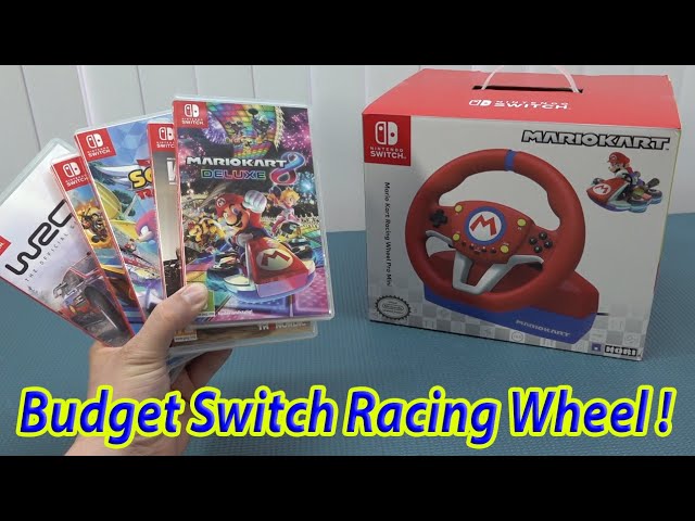 Hori Nintendo Switch Deluxe Pro Mario Racing Wheel 🙌 
