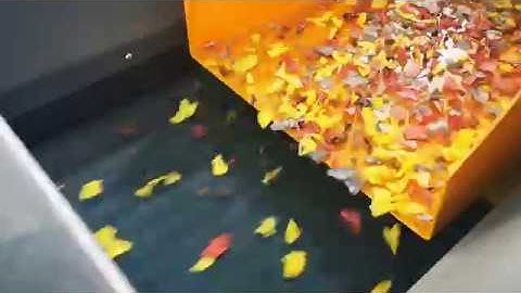 Eddy current sorting plastic and non-ferrous metals