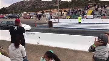 k20a3 vtec killer ITB, first pass down the 1/8th mile