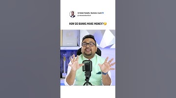 HOW DO BANKS MAKE MONEY ??🤔#Shorts #viral #rahulmalodia