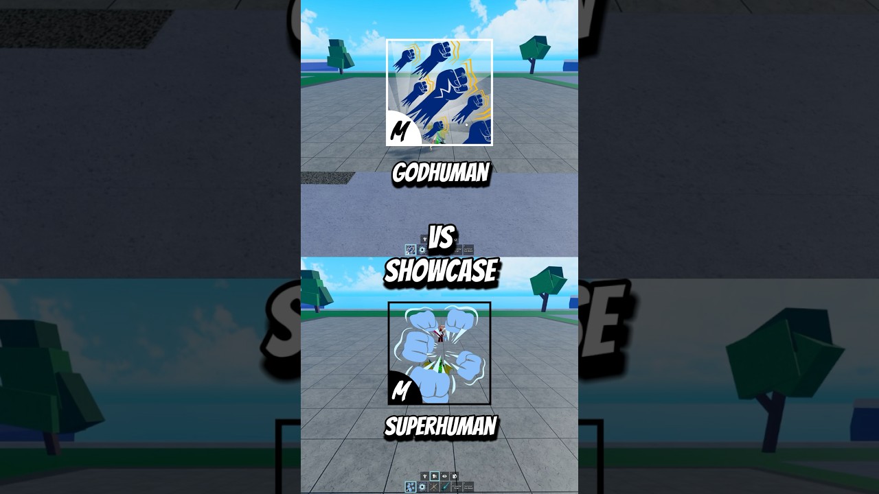 Godhuman vs Superhuman #bloxfruit #roblox #dispecs #bloxfruits