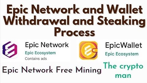 Epic Coin Withdrawal Kaise Karen Epic Network Coin Withdrawal Process Epic Coin Staking Kaise Karen