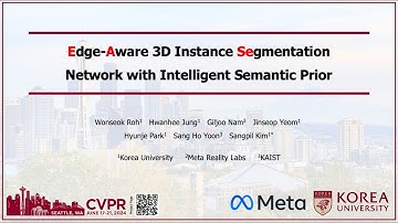 Edge-Aware 3D Instance Segmentation Network with Intelligent Semantic Prior (EASE, CVPR2024)