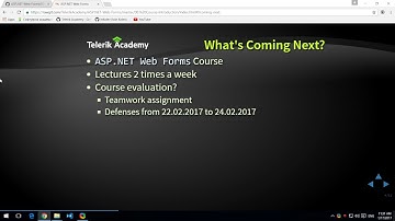 ASP.NET Web Forms - откриване на курса