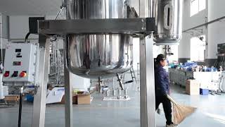 1L-5000L STAINLESS STEEL REACTORS WITH HEATER AND CHILLER ;