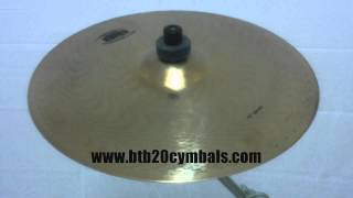 Btb20 Cymbals 12 inch Radiant Brilliant Splash cymbals sample