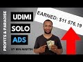 Udimi Solo Ads Training: Tutorial For 2020 ($11,565 Proof)