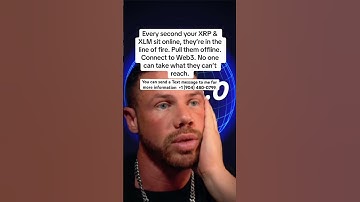 Do not hold your crypto on exchanges or cold wallet make sure you are holding them on web3 #xrp