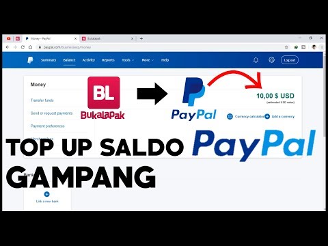 Video: Cara Memasukkan Uang Ke Ponsel Anda Dengan PayPal