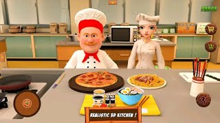 Virtual Chef Cooking Tycoon Pizza Delivery Games Android Gameplay HD | MGVGAMES screenshot 2