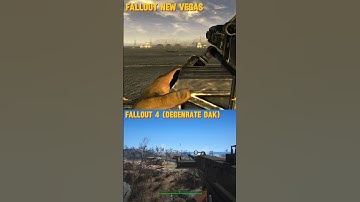 Shoulder Mounted Machine Gun Comparison : Fallout New Vegas Vs Fallout 4 (Mod)