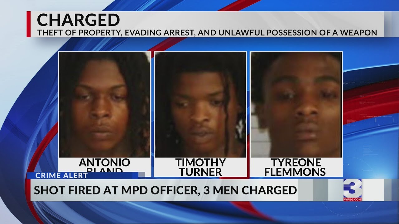 3 charged after shot fired at MPD officer - YouTube