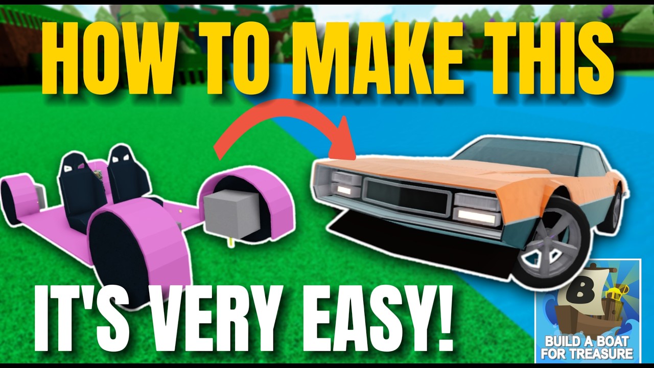 Custom Muscle Car Tutorial | Build a Boat For Treasure