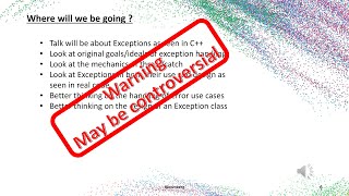 Exceptionally Bad: The Misuse of Exceptions in C++ & How to Do Better - Peter Muldoon - CppCon 2023