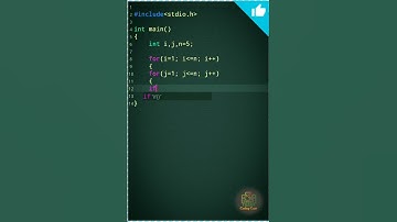 #107🖥Inverted full pyramid pattern📚C language tutorial#shorts #coding #coding_craze