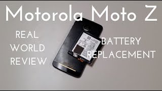 Motorola Moto Z Battery Replacement (How to change the battery for ~$15)