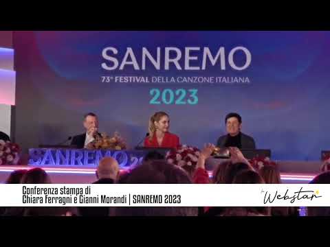 Chiara Ferragni al Festival di Sanremo 2023 | La conferenza stampa dell'influencer