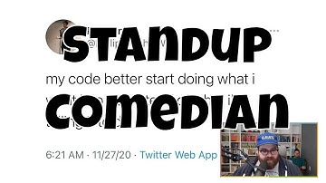 Standup comedian - funny programming meme review 2021 clip