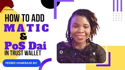 HOW TO ADD MATIC AND POS DAI STABLE COIN IN Trust Wallet | For META FORCE Activation|