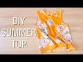 DIY Summer Top | How To Make Sleeveless Top