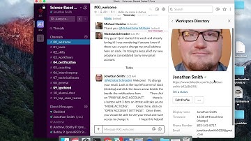 How to update your Slack Email