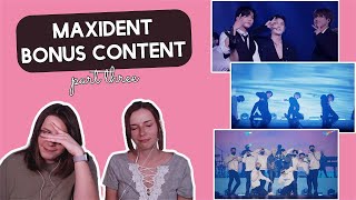 Stray Kids MAXIDENT Bonus Content Reaction Pt. 3 | 3RACHA, Taste & Can't Stop Unveils + Lives