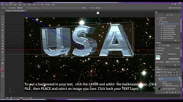 Photoshop CS6  3D Text Tutorial Chrome Metal/Gold TEXT Effect