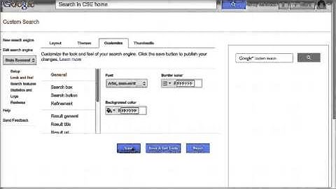 Google Custom Search Engine Tutorial