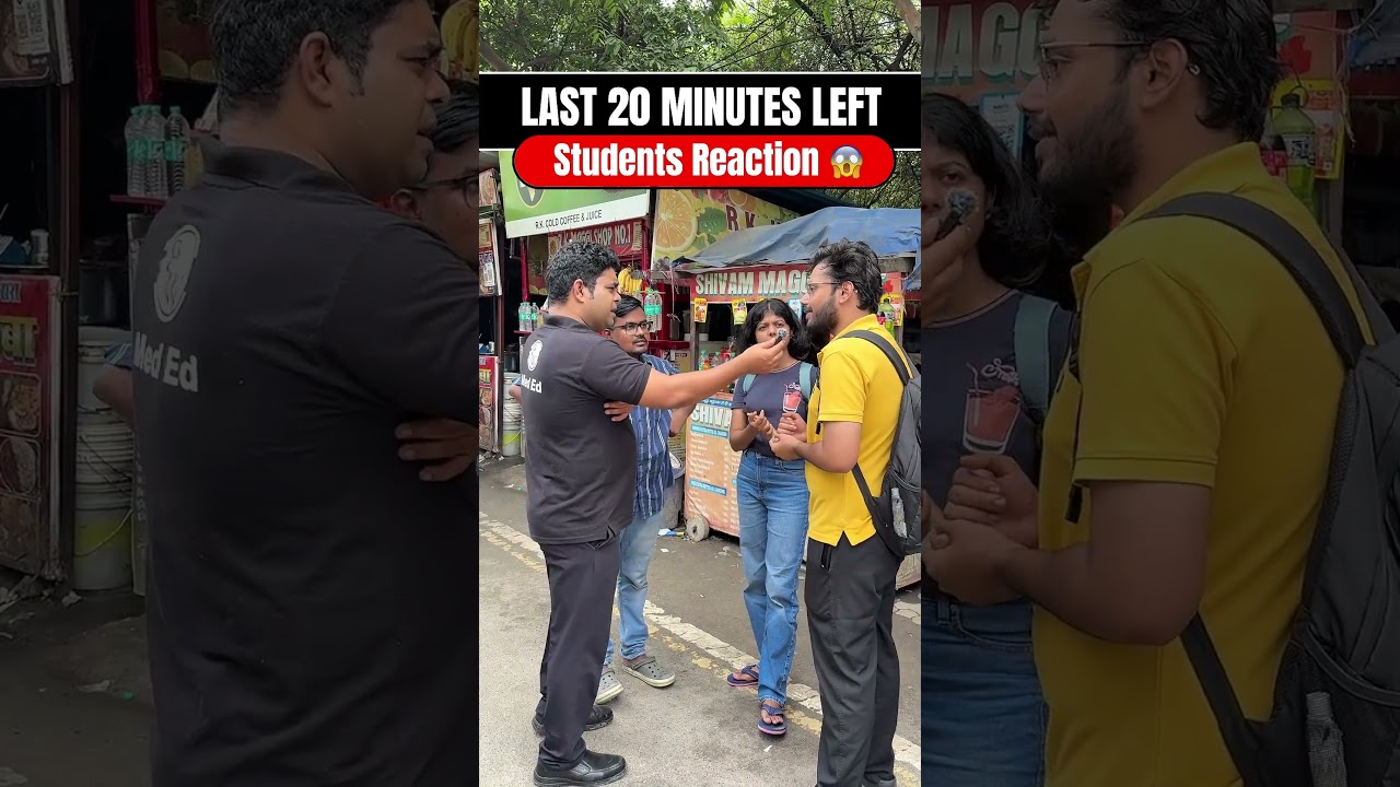Last minute students reaction 