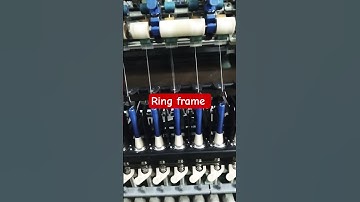 Ring frame #ringmachine #machine #textile