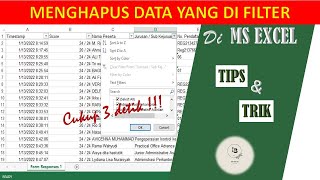 HOW TO DELETE FILTERED DATA IN EXCEL | USING DATA FILTERS IN EXCEL