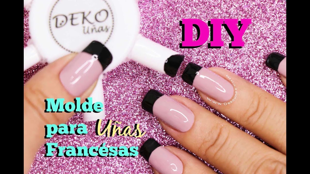 DIY MOLDE PARA UÑAS FRANCESAS PERFECTAS ♥ Deko Uñas - DIY PERFECT FRENCH  MANICURE FORMS - YouTube