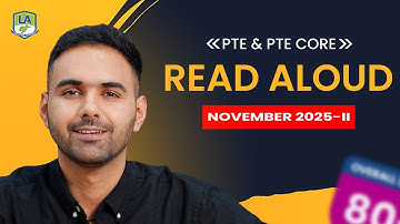 PTE Academic & PTE Core | Read Aloud | Most Repeated Questions November 2025-II