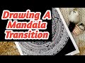 Drawing an mandala transitionart by naghma 