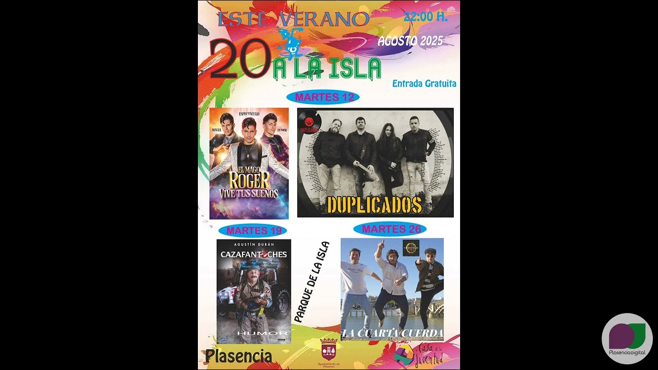 20 a la Isla Plasencia 2025