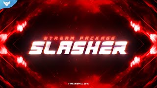 Slasher Stream Overlay Package by StreamSpell