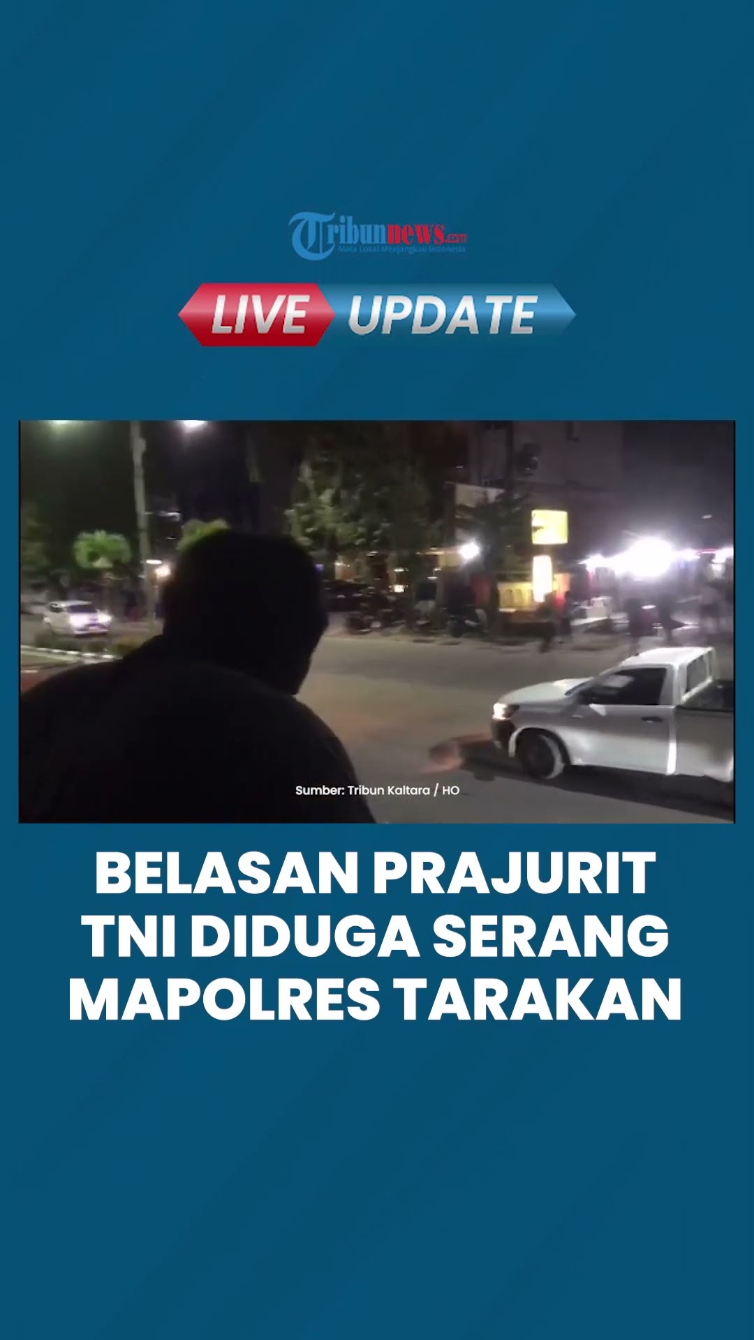 Detik-detik Mencekam! Mapolres Tarakan Diserang Diduga Oknum TNI, 5 Personel Luka-luka