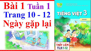 Tiếng Việt Lớp 3 Bài 1 Tuần 1 | Ngày Gặp Lại | Trang 10 - 12 | Kết Nối Tri Thức