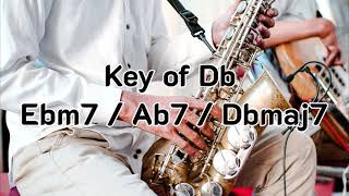 Video thumbnail of "2-5-1 Practice Swing Jazz Backing Track - All 12 Keys"
