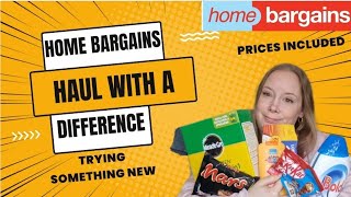 Home bargains haul with a difference