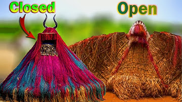 An Empty Dancing Structure - African Voodoo Dance (Zangbeto)