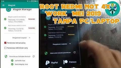 Cara Root Redmi Not 4X (Mido) 100% Aman Menggunakan Magisk #kaptenadh