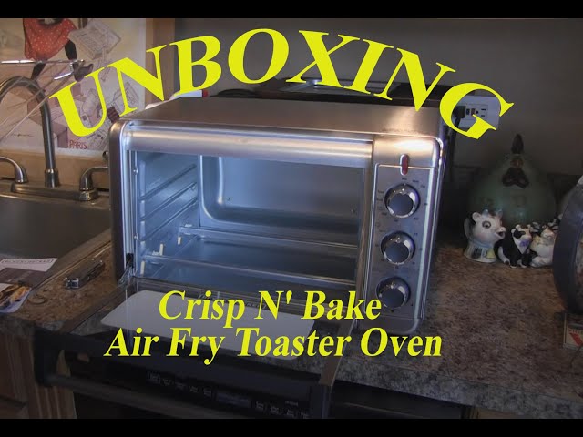 Unboxing and Review: Black + Decker Crisp N' Bake Convection Air Fry  Countertop Oven - Aaichi Savali