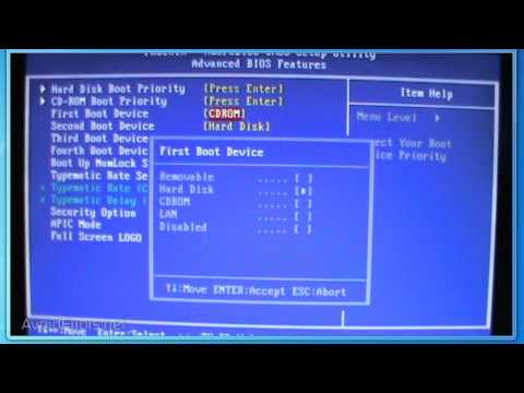 How To Change First Boot Device in BIOS to Boot From CD/DVD hqdefault
