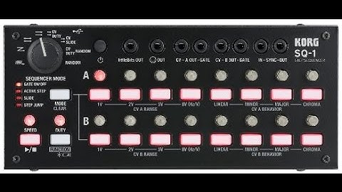KORG SQ 1 - korg microkorg test