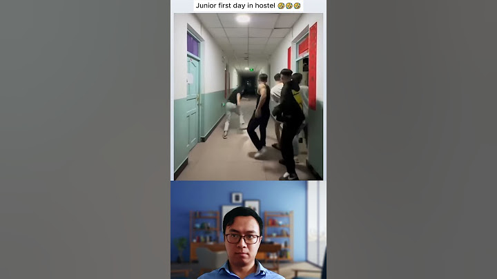 Junior first day in hostel