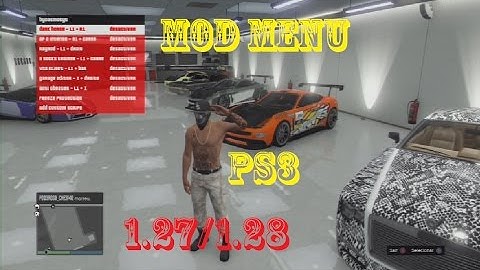 MOD MENU (modloader) GTA V PS3 1.27/1.28 DEX/CEX BLES/BLUS +DOWNLOAD