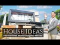 House IDEA Tour 04 • &quot;This #HOUSE is DESIGN GOALS!&quot;• Inside a Fully-Furnished 4BR QC Home