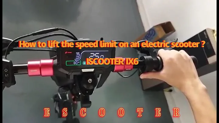 Guide+ISCOOTER IX6：How to lift the speed limit on an electric scooter ?