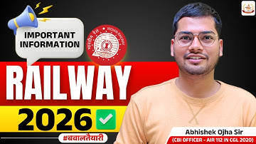 New Vacancy Railway 2026 #rrbmaths